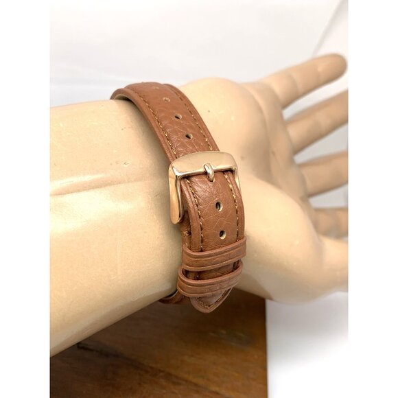 Wittnauer Men's Watch 108A Vintage 60'S Swiss Hand Wind 11WSG 32mm Leather Strap - Picture 11 of 15